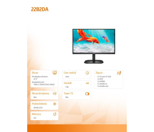 AOC 22B2DA - 631945 - zdjęcie 5